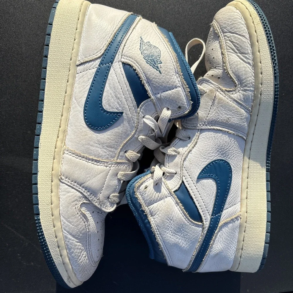 Air Jordan 1 Mid Industrial Blue US‎ Size 7Y